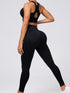 Round Neck Wide Strap Tank and Leggings Active Set - Odaingerous